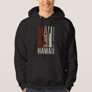 Sudadera Palmeras Aloha Vacaciones de Verano Retro Maui Haw