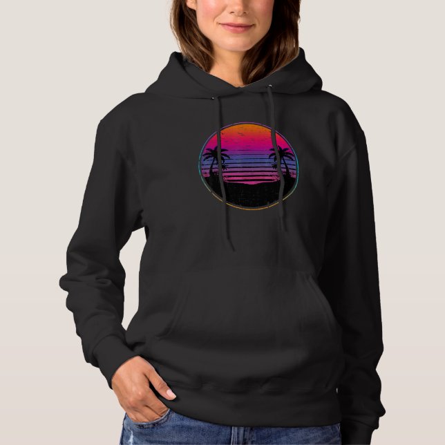 Sudadera Palmeras de coco de vacaciones frescas de verano (Anverso)