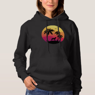 Sudadera Palmeras De Playa Y Rottweiler