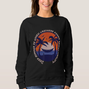 Sudadera Palmeras de puesta de sol vintage retro