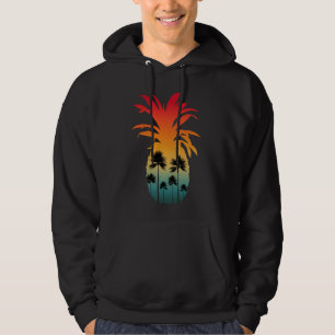 SUDADERA PALMERAS DEL ATARDECER DE PIÑA DE CALIFORNIA