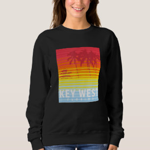 Sudadera Palmeras retro de palmeras del oeste de Florida
