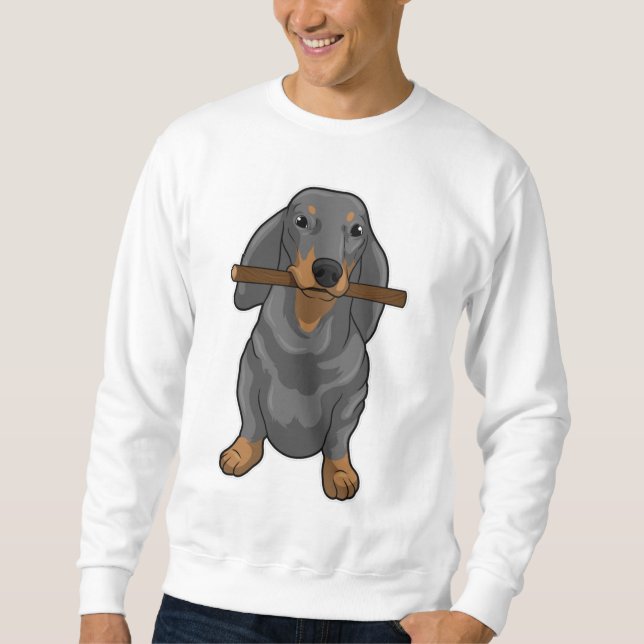 Sudadera Palo Dachshund (Anverso)