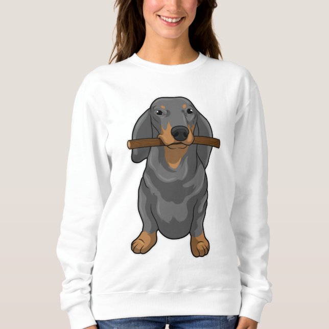 Sudadera Palo Dachshund (Anverso)