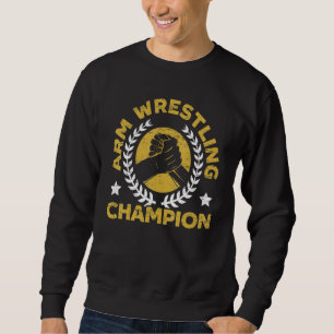 Sudadera Palo de empuje de campeón de lucha de armas