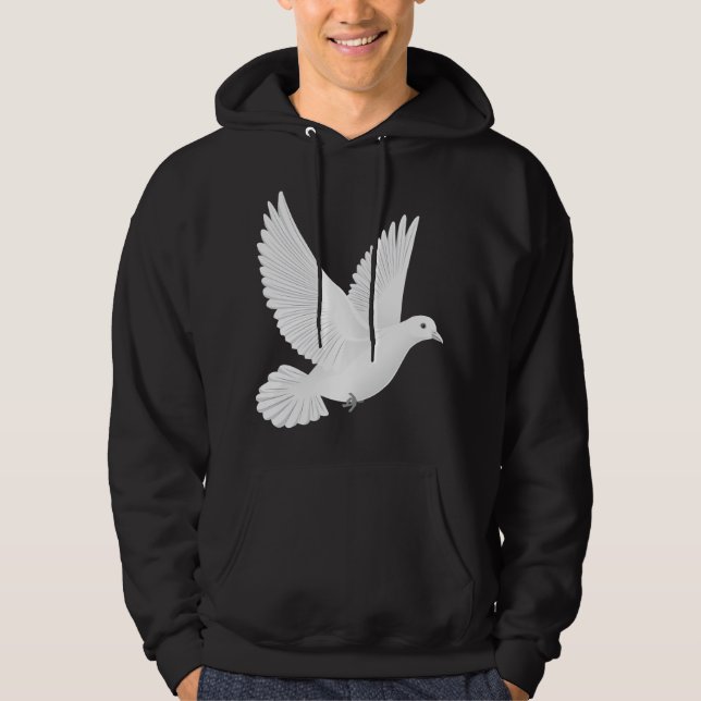 Sudadera Paloma blanca (Anverso)