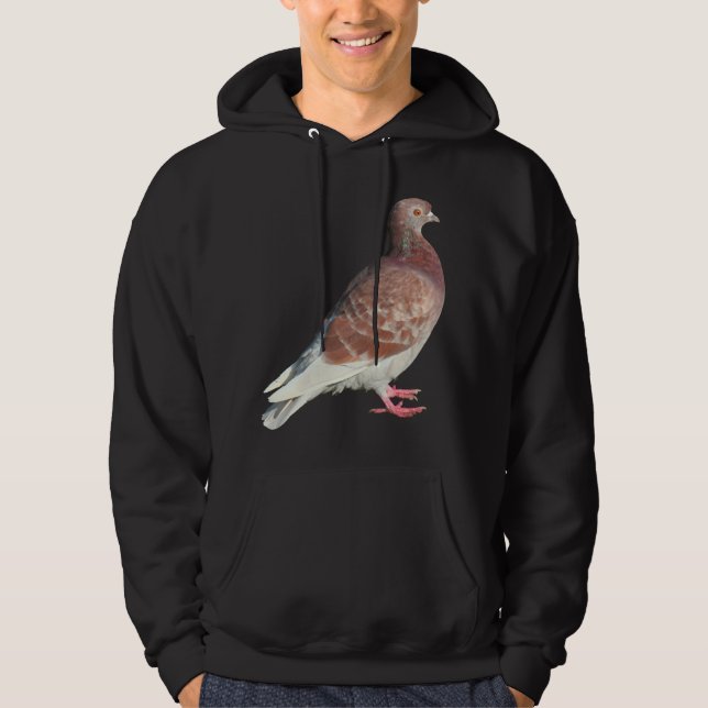 Sudadera Paloma roja (aislado) (Anverso)