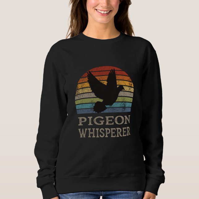 Sudadera Paloma - Susurrador de palomas Retro (Anverso)