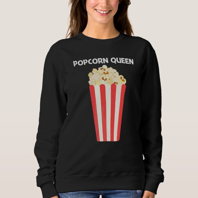 Sudadera Palomitas Cool Para Mujeres Mamá Dulces Saladas Co (Anverso)