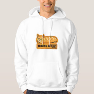 Sudadera Pan de Gato Divertido Relajándose