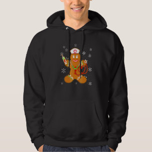 Sudadera Pan de jengibre de enfermera Navidad Enfermería Ga