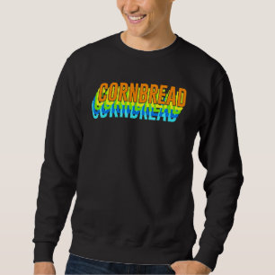Sudadera Pan de Maíz Antiguo Gráfico de Repostería Retro