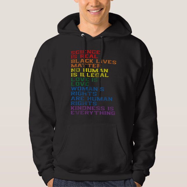 Sudadera Pan Love Trans Coming Out Homo LGBTQ Supporter Que (Anverso)