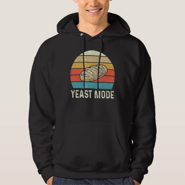 Sudadera Panadería de panadería en modo de levadura retro v (Anverso)