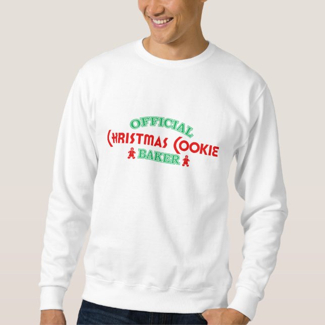 Sudadera Panadero oficial de la galleta del navidad (Anverso)