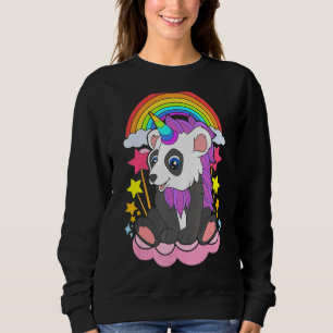 Sudadera Panbelta de arcoiris animal unicornio chino