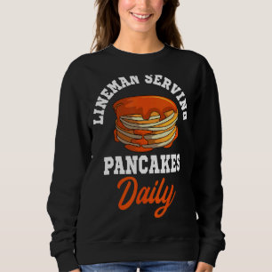 Sudadera Pancakes Lineman Waffle Breakfast Flapjack Hotcake