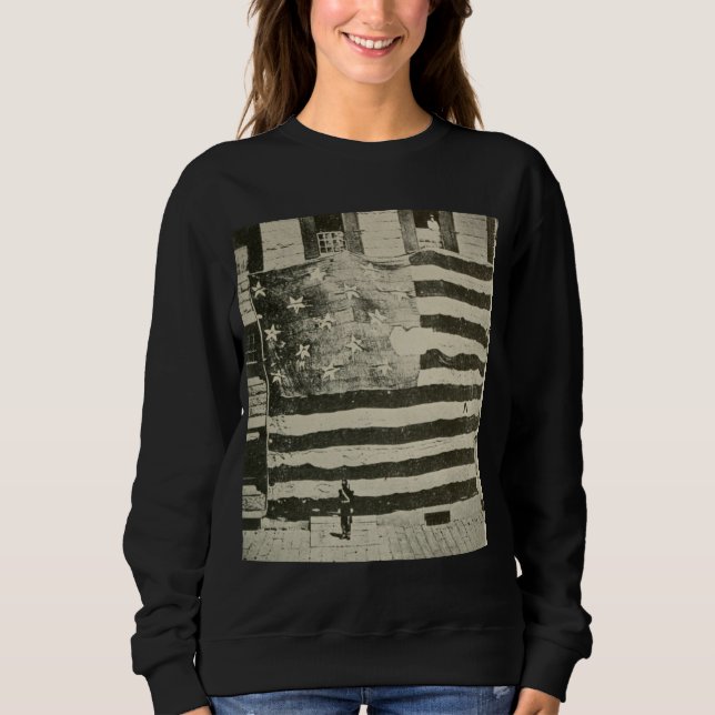 Sudadera Pancarta de Star Spanglage: Bandera estadounidense (Anverso)