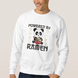 Sudadera Panda Alimentado Por Ramen Sweet Kawaii Noodle Pan