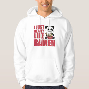 Sudadera Panda Alimentado Por Ramen Sweet Kawaii Noodle Pan