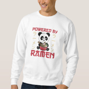 Sudadera Panda Alimentado Por Ramen Sweet Kawaii Noodles Be