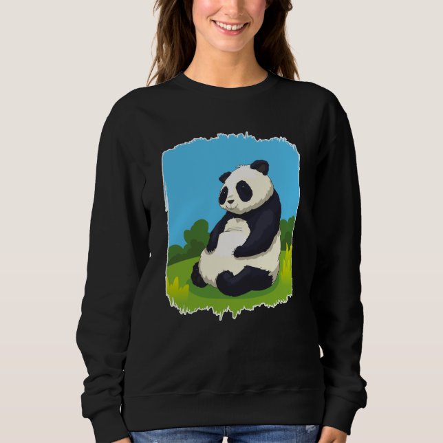 Sudadera Panda Bear Cute Pandas Con Un Bonito Regalo (Anverso)