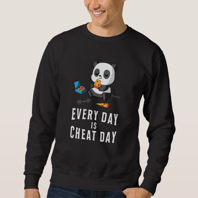 Sudadera Panda Bear Pandas Cute Animal Paw Graciosa Idea De (Anverso)
