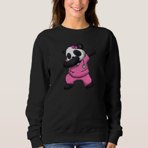 Sudadera Panda Bear Scrub Suit Dabbing Chica Love Awesome