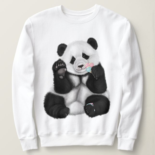 Sudadera Panda bebé (Anverso del diseño)