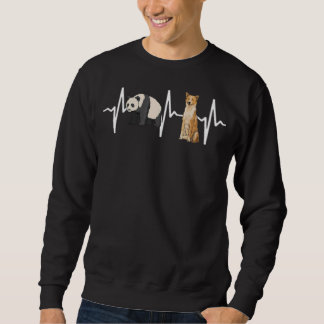 Sudadera Panda Canaan Dog Heartbeat Dog