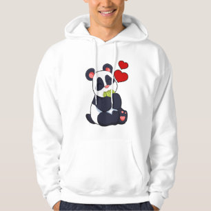 Sudadera Panda comiendo hojas