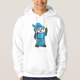 Sudadera Panda como asistente con varita mágica