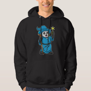 Sudadera Panda como asistente con varita mágica