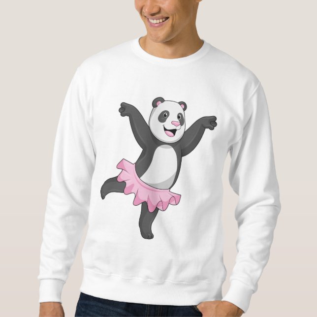 Sudadera Panda como Ballerina en el ballet (Anverso)