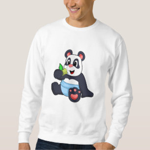 Sudadera Panda como bebé con bambú