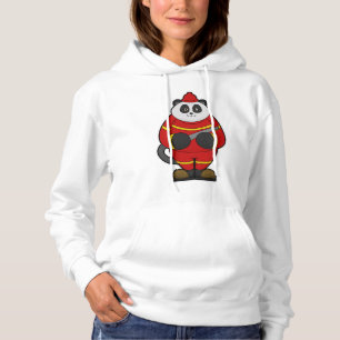 Sudadera Panda como bombero con manguera