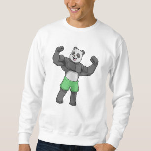 Sudadera Panda como constructora de cuerpos en Bodybuilding