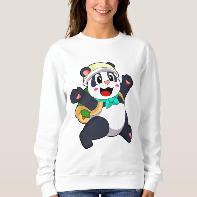 Sudadera Panda como estudiante (Anverso)