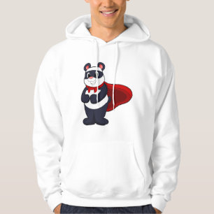 Sudadera Panda como héroe con máscara y Cabo