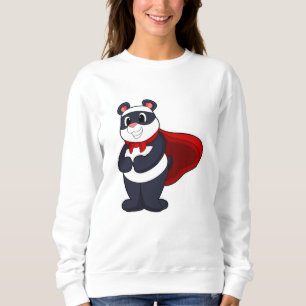 Sudadera Panda como héroe con máscara y Cabo