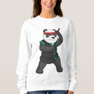 Sudadera Panda como Ninja en disfraz