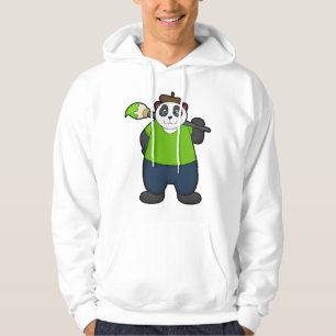 Sudadera Panda como pintador con pincel