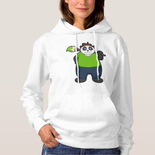 Sudadera Panda como pintador con pincel