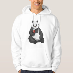 Sudadera Panda con bebida