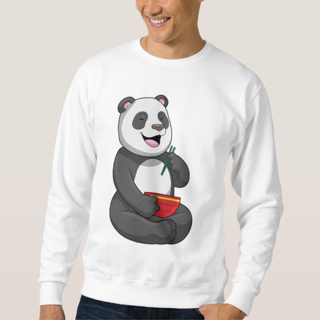Sudadera Panda con Bowl Ramen (Anverso)