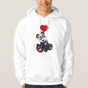 Sudadera Panda con corazón