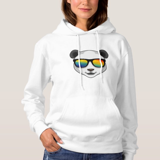 Sudadera Panda con gafas de sol (Anverso)