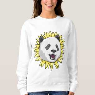 Sudadera Panda con girasol
