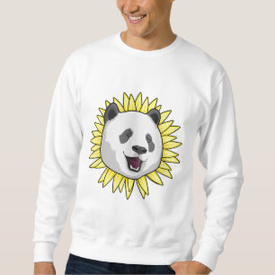 Sudadera Panda con girasol