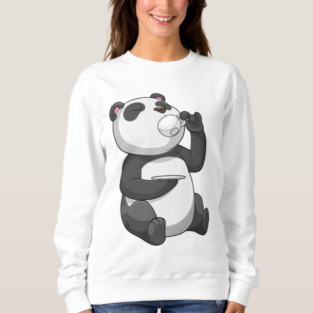 Sudadera Panda con Tea Cup (Anverso)